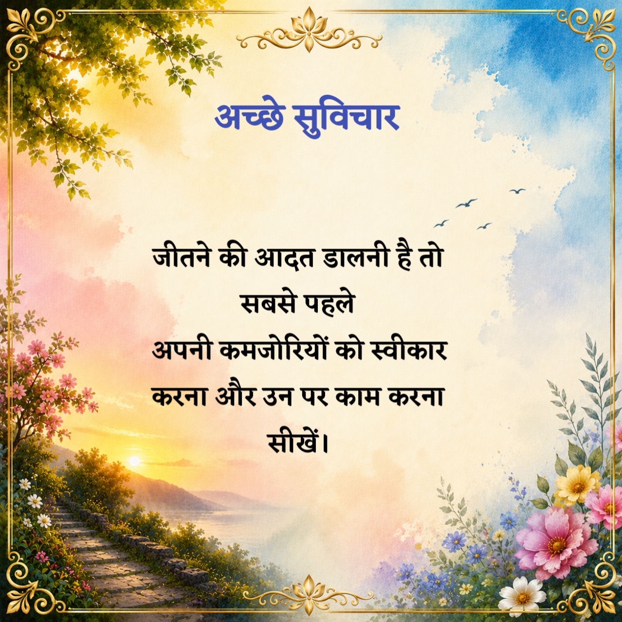 सबसे अच्छा सुविचार