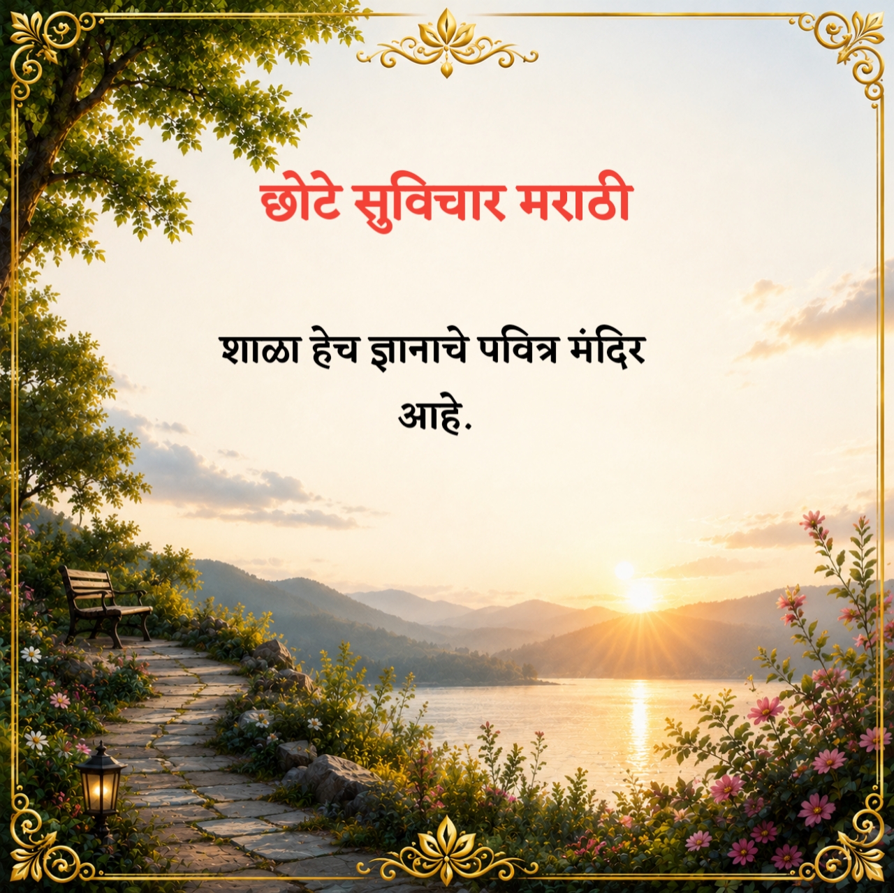 शालेय सुविचार मराठी छोटे
