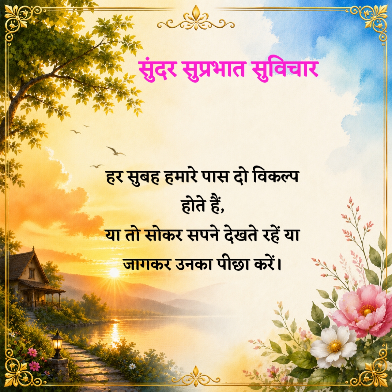 Good Morning Suvichar in Hindi