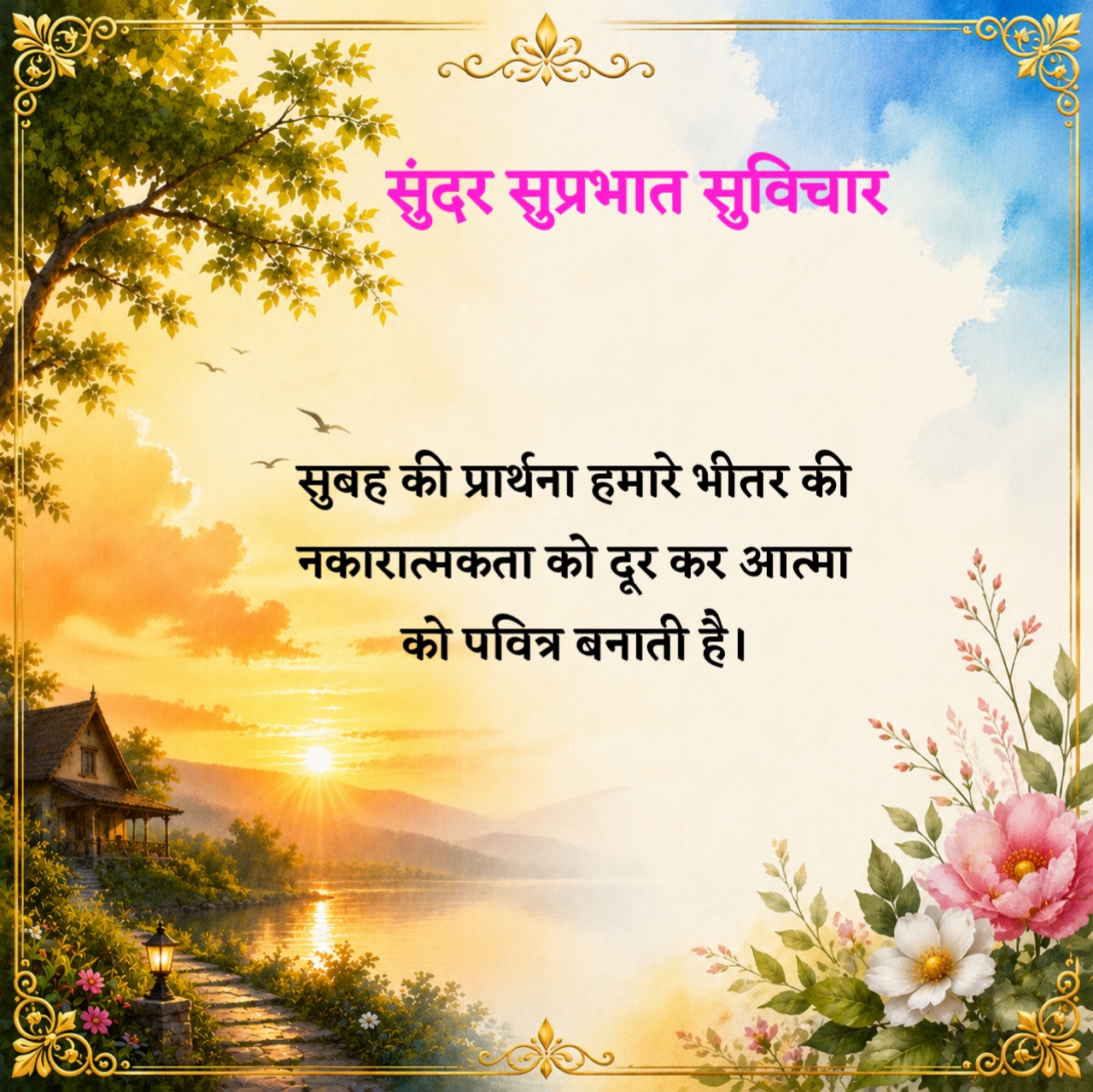 सुंदर सुप्रभात सुविचार