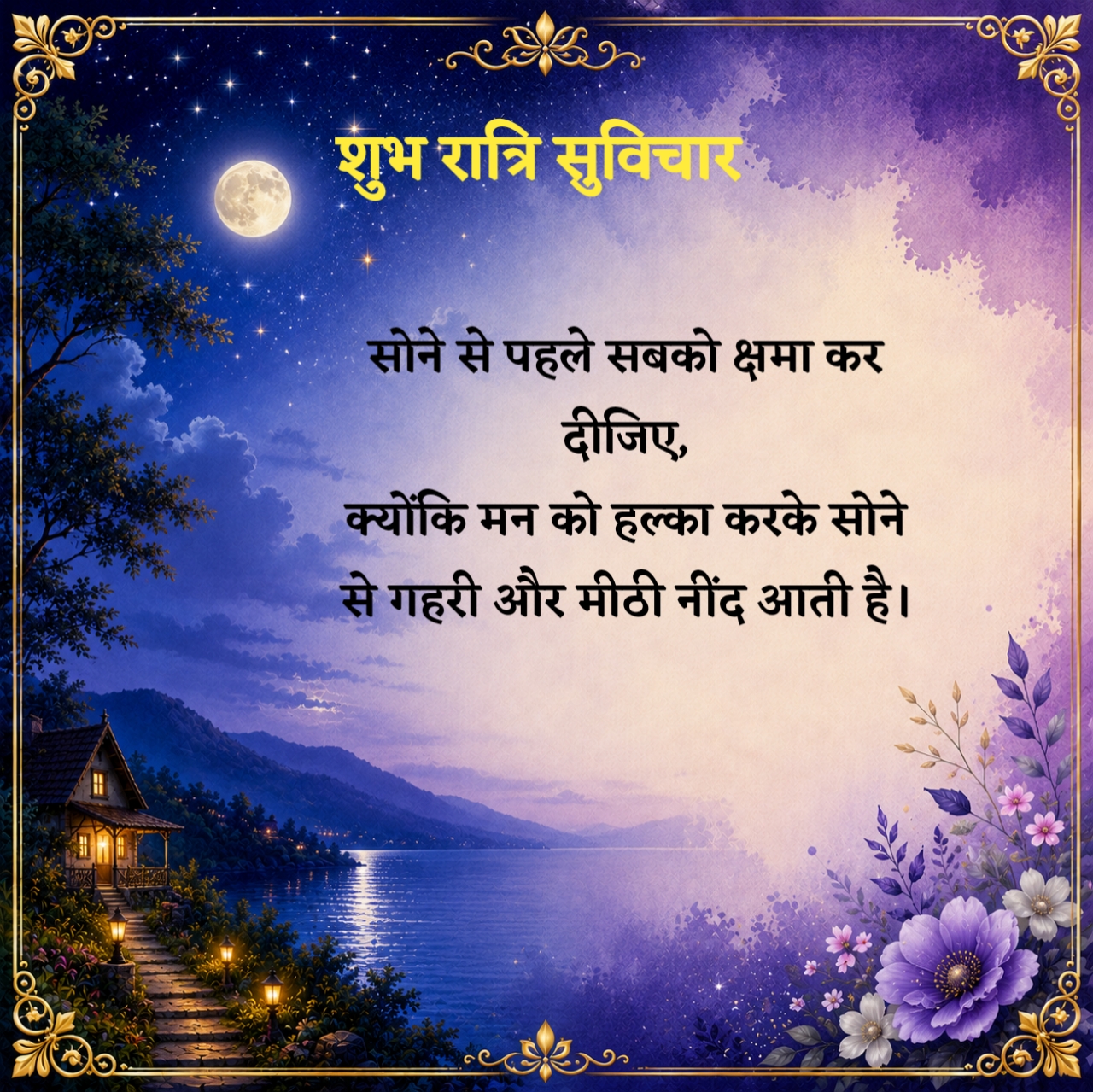 Good Night Suvichar in Hindi