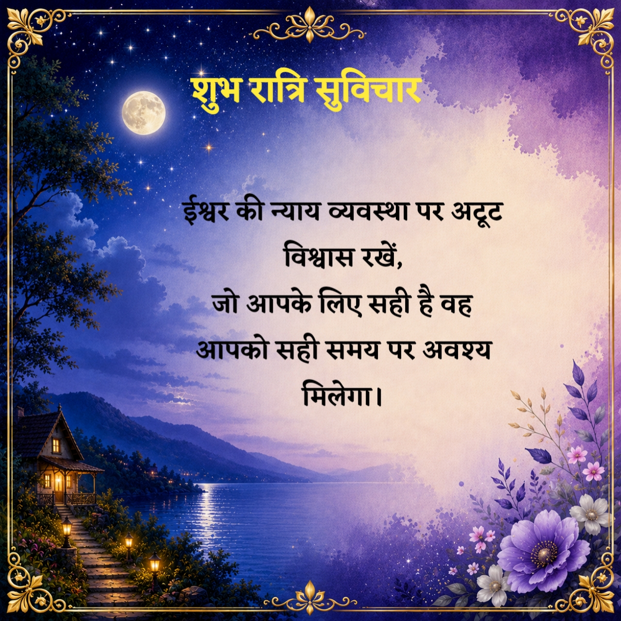 Positive Good Night Suvichar