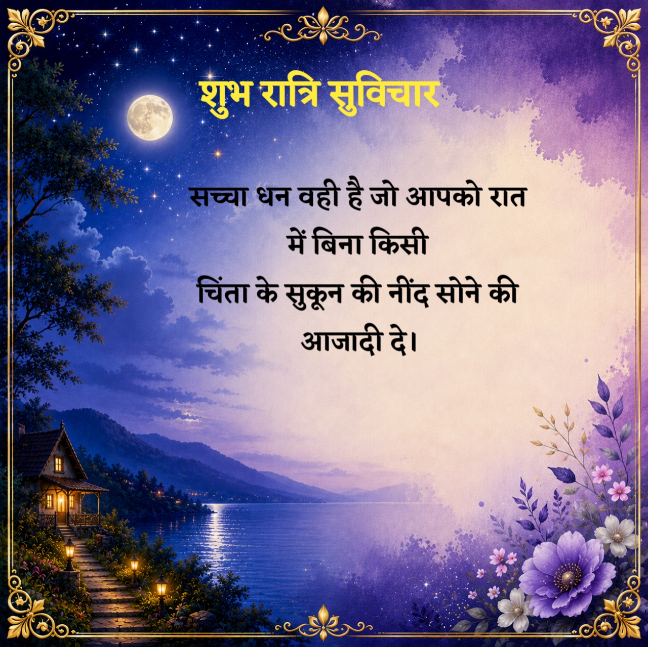 शुभ रात्रि सुविचार
