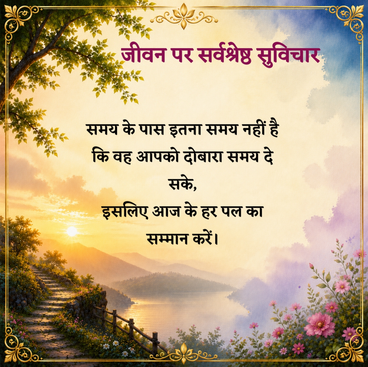 समय पर सर्वश्रेष्ठ सुविचार