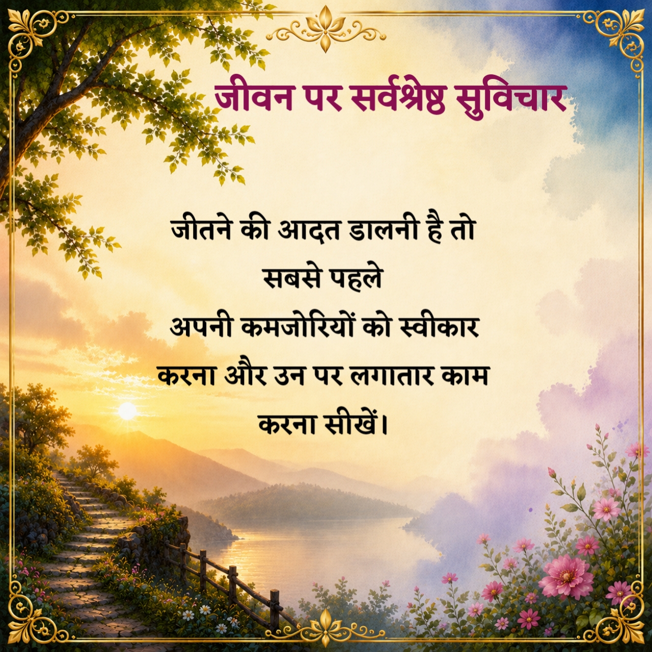 जीवन पर सर्वश्रेष्ठ सुविचार