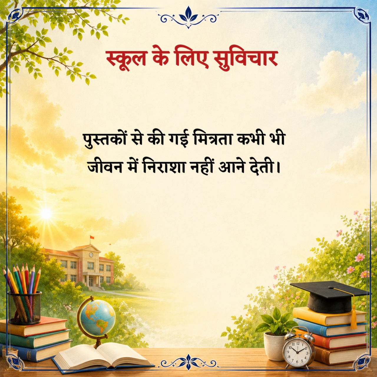 स्कूल के लिए सुविचार
