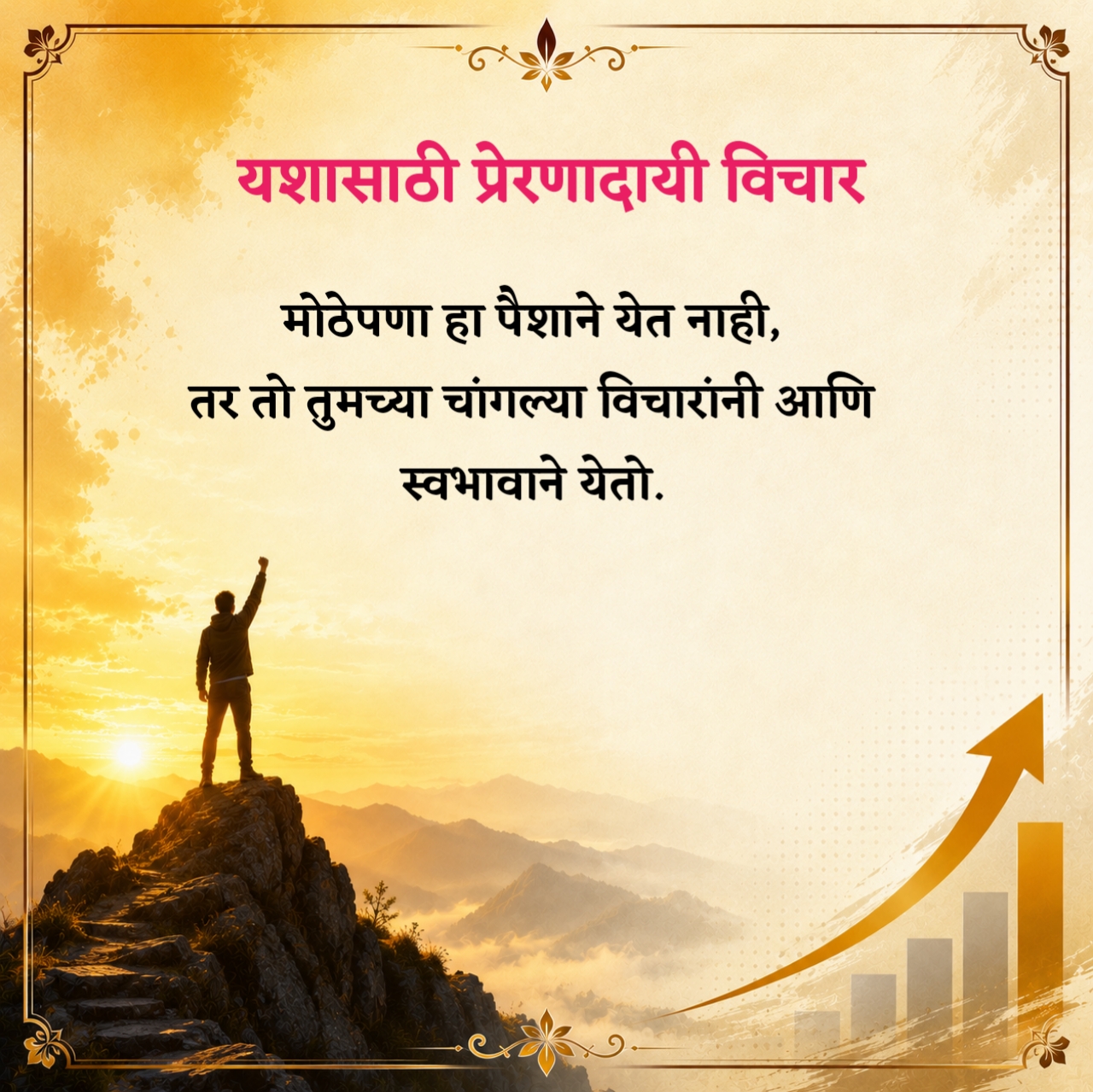 यशस्वी मराठी सुविचार