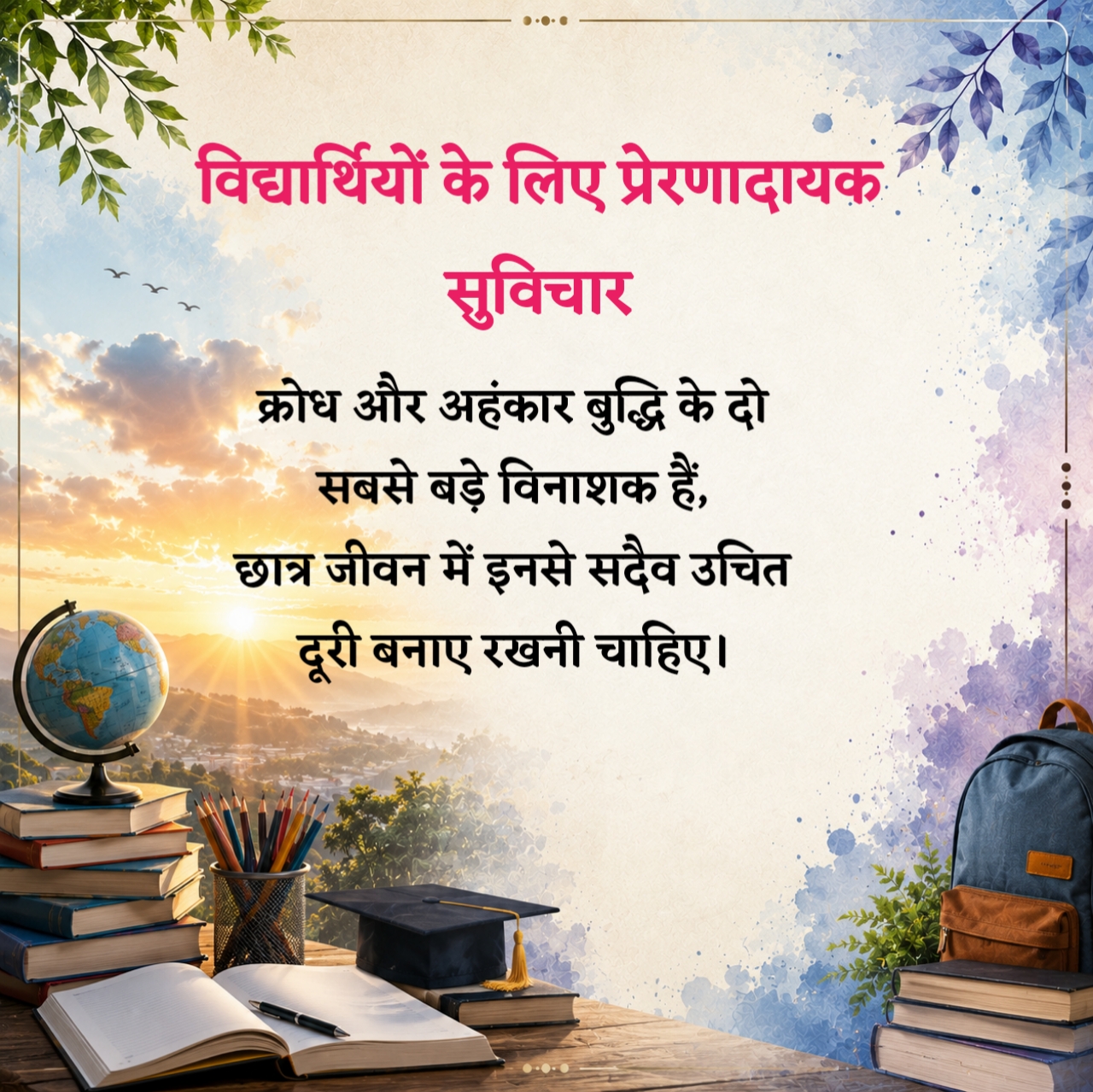 विद्यार्थियों के लिए सुविचार