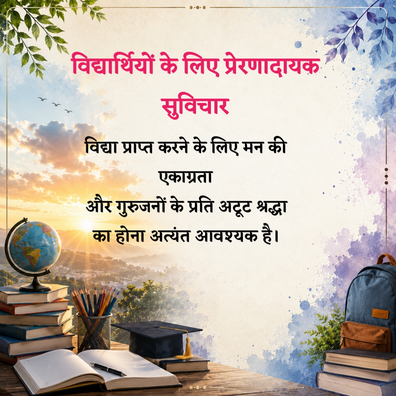 विद्यार्थियों के लिए सुविचार